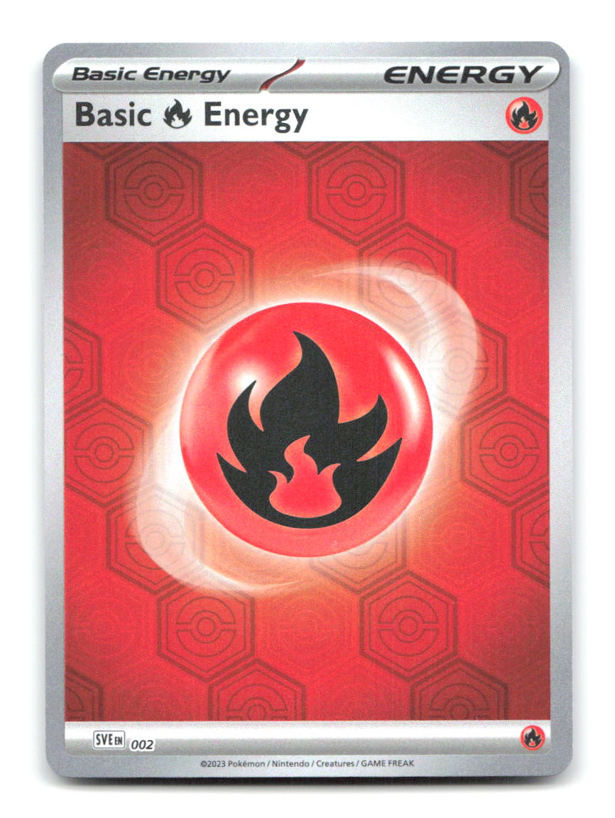 Basic Fire Energy (Reverse Holo) 002 SFA Pokemon NM
