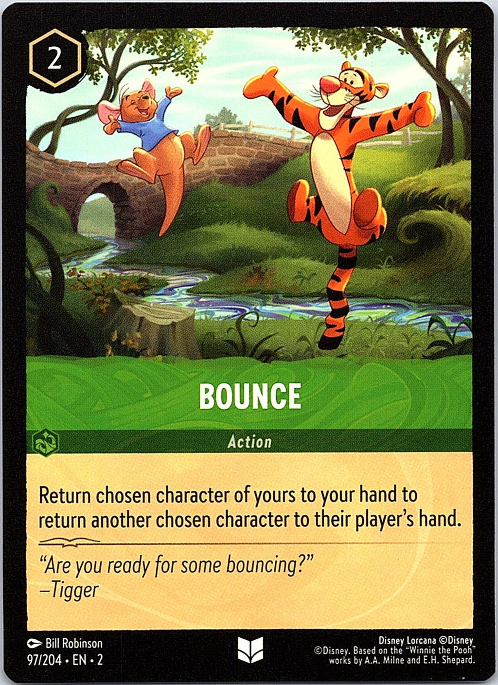 Bounce 97/204 Uncommon Rise of the Floodborn Lorcana Near Mint