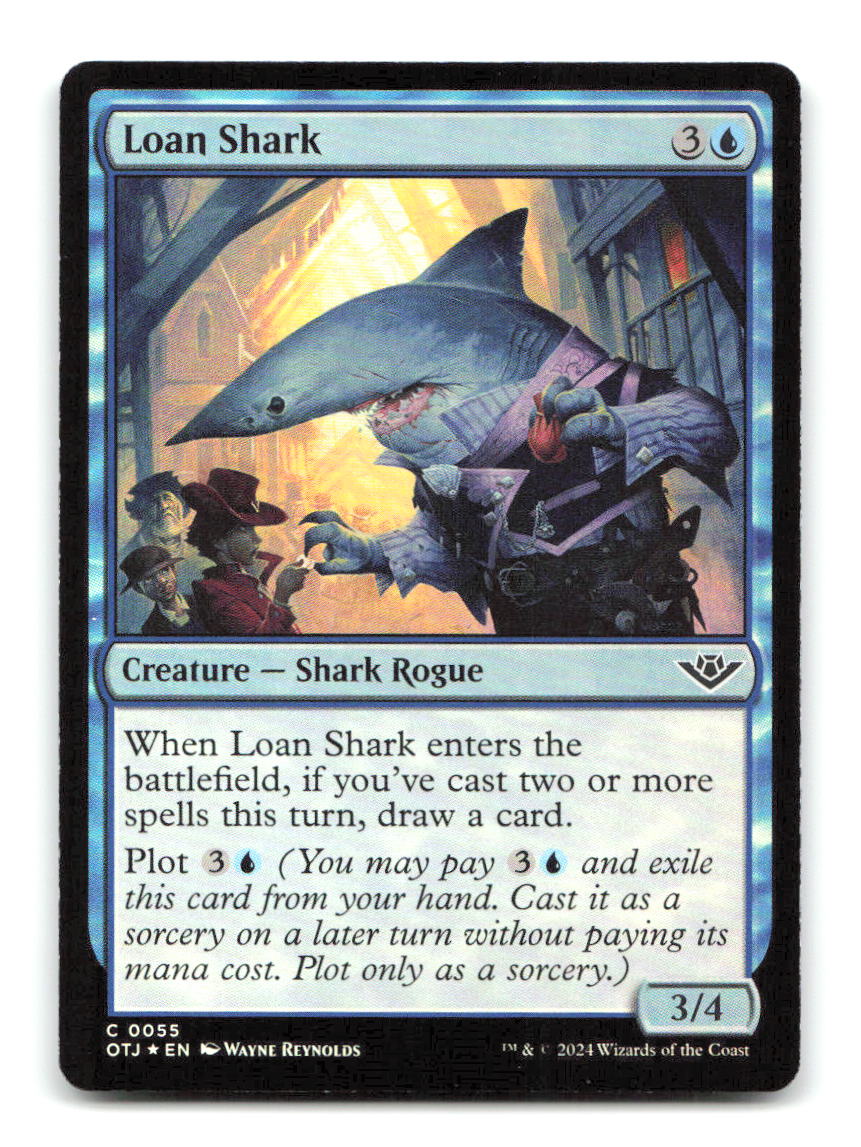 Loan Shark 55 OTJ Magic: The Gathering Foil NM