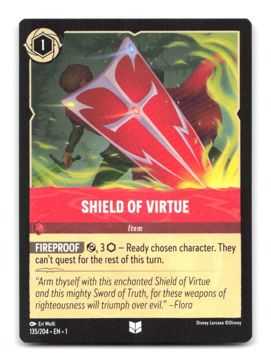 Shield of Virtue 135/204 1 Lorcana NM