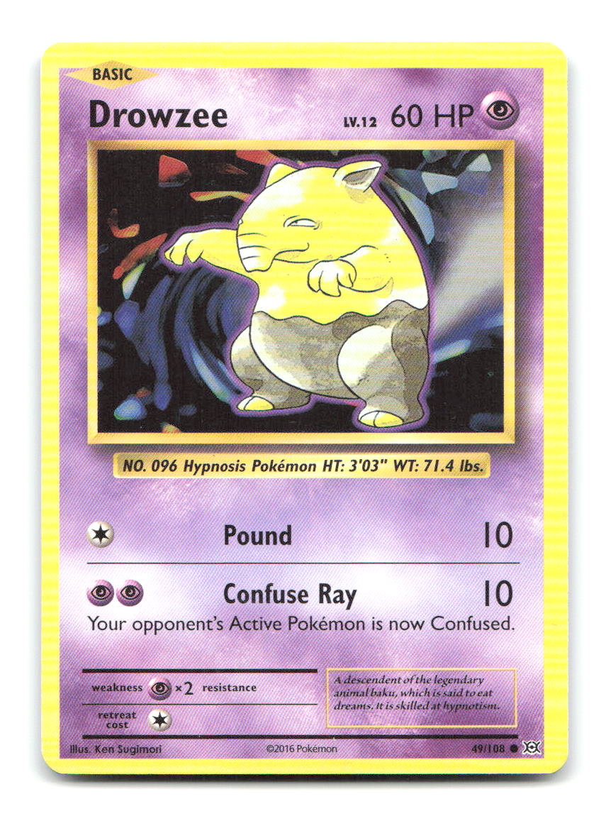 Drowzee 49/108 EVO Pokemon MP