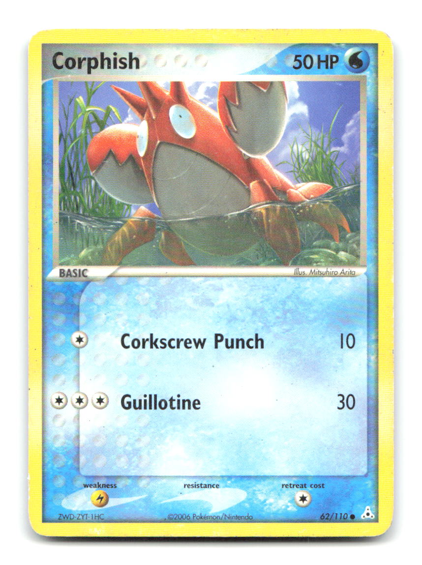 Corphish 62/110 HP Pokemon MP