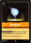 Dragon Gem 33/204 Rare Rise of the Floodborn Lorcana Near Mint