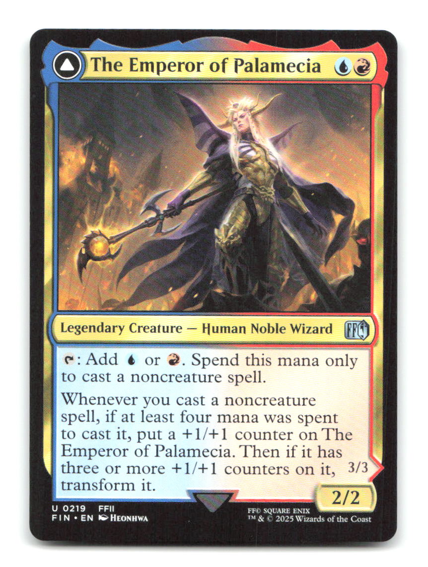 The Emperor of Palamecia 219 UC FINAL FANTASY Magic: The Gathering NM