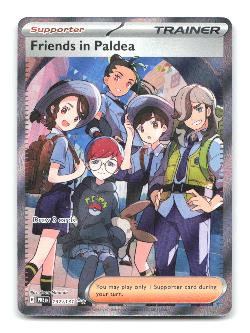 Friends in Paldea 137/131 PRE Pokemon Holo NM