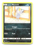 Alolan Meowth 128/236 C Cosmic Eclipse Pokemon LP