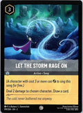Let the Storm Rage On 199/204 Common Rise of the Floodborn Lorcana Near Mint