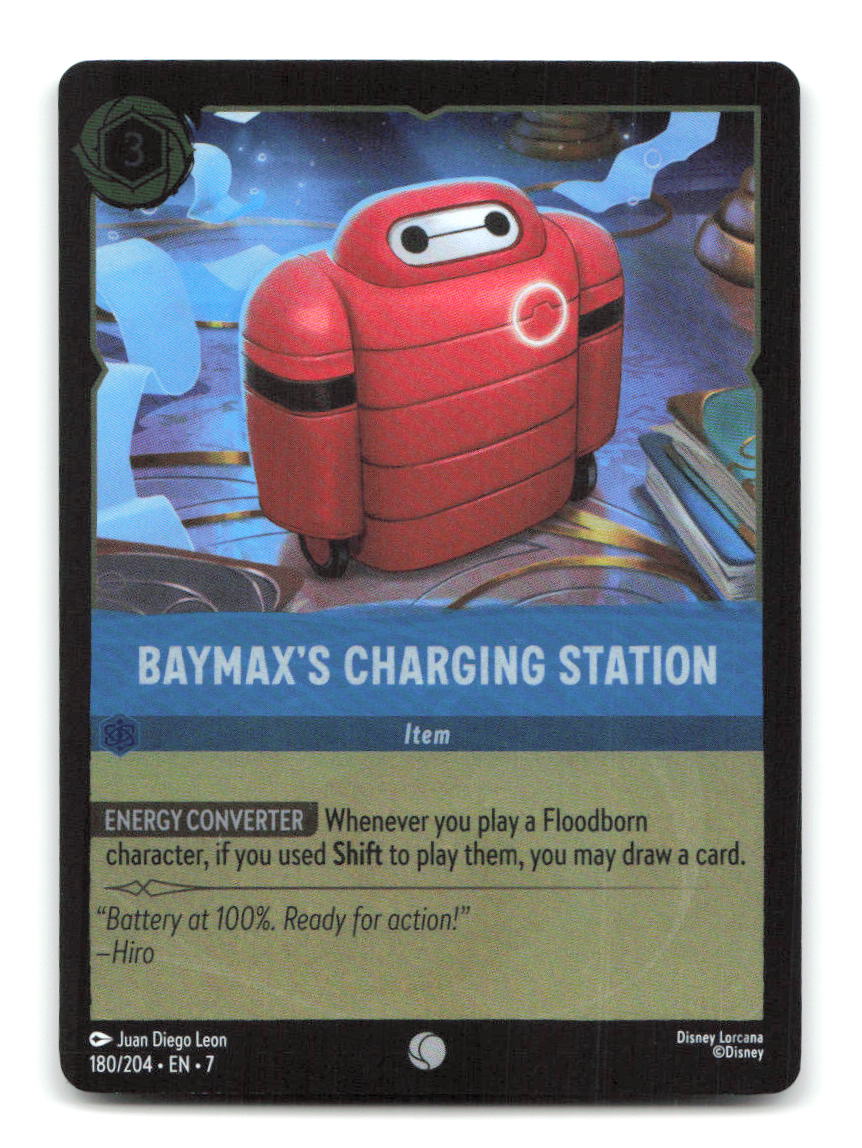 Baymax's Charging Station 180/204 7 Lorcana Cold Foil NM