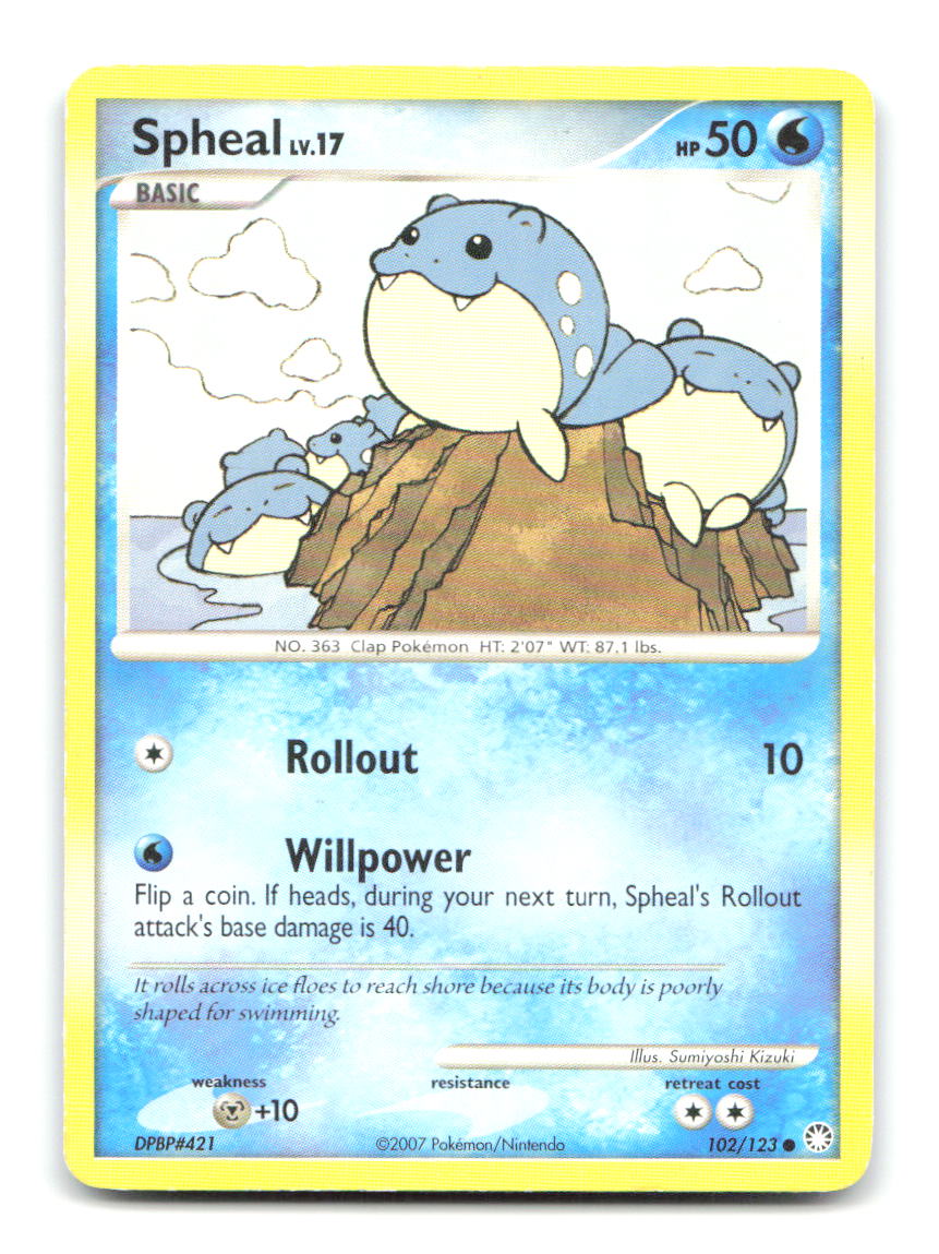 Spheal 102/123 MT Pokemon MP