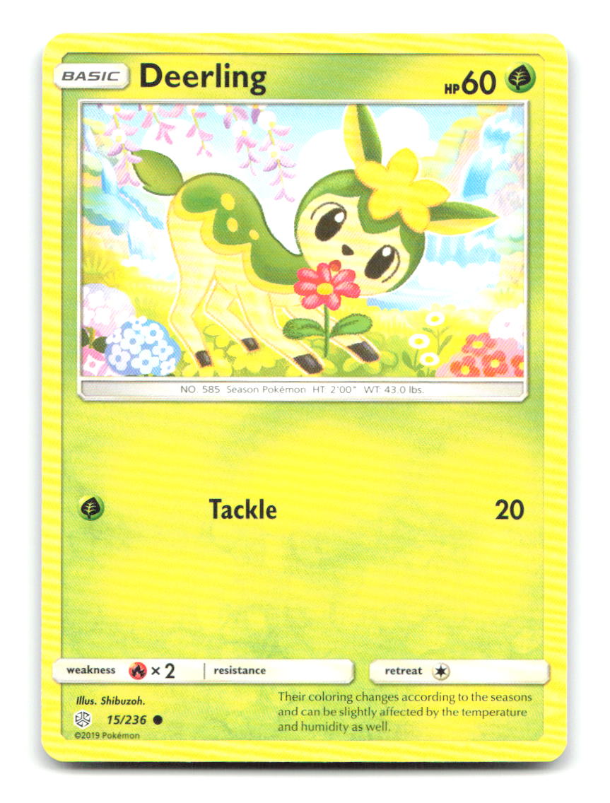 Deerling 15/236 Common Cosmic Eclipse Pokemon Near Mint