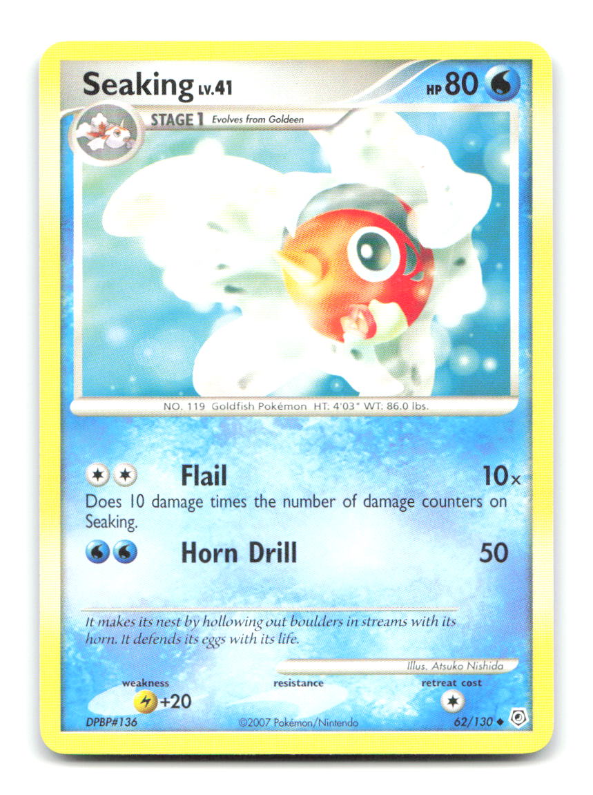 Seaking 62/130 DP Pokemon MP