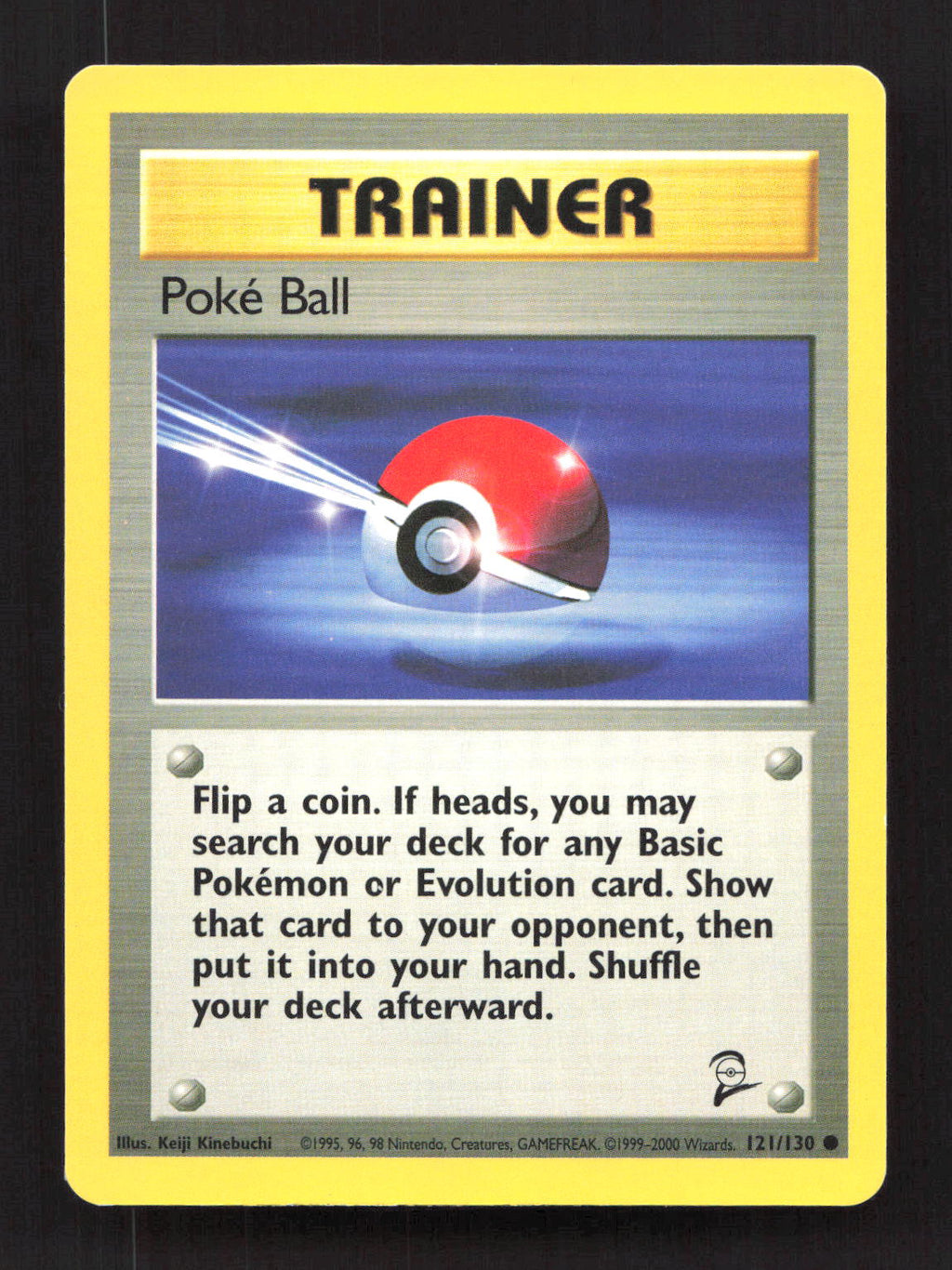Poke Ball 121/130 Common Base Set 2 Pokemon Moderately Played