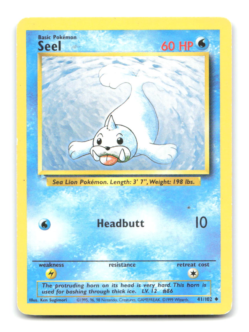 Seel 41/102 BS Pokemon HP