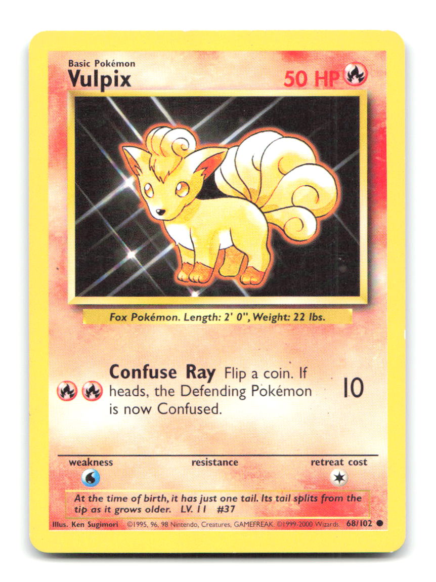 Vulpix 68/102 BS Pokemon HP