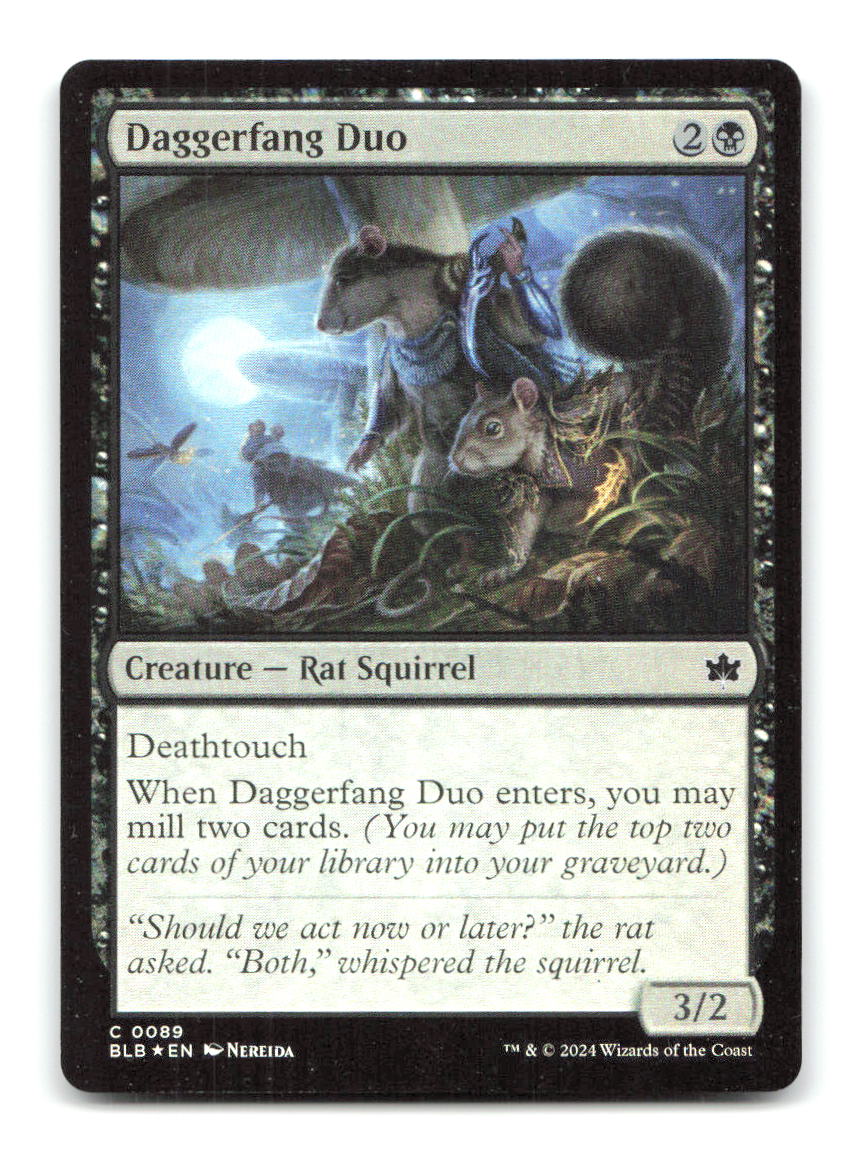 Daggerfang Duo 89 BLB Magic: The Gathering Foil NM