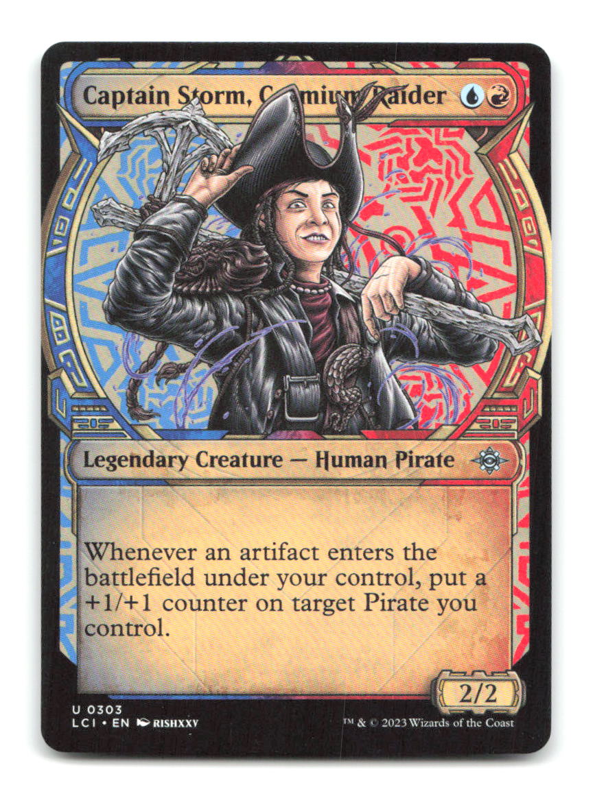 Captain Storm, Cosmium Raider (Showcase) 303 LCI Magic: The Gathering NM