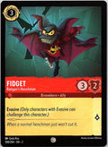 Fidget - Ratigan's Henchman 108/204 Common Rise of the Floodborn Lorcana NM