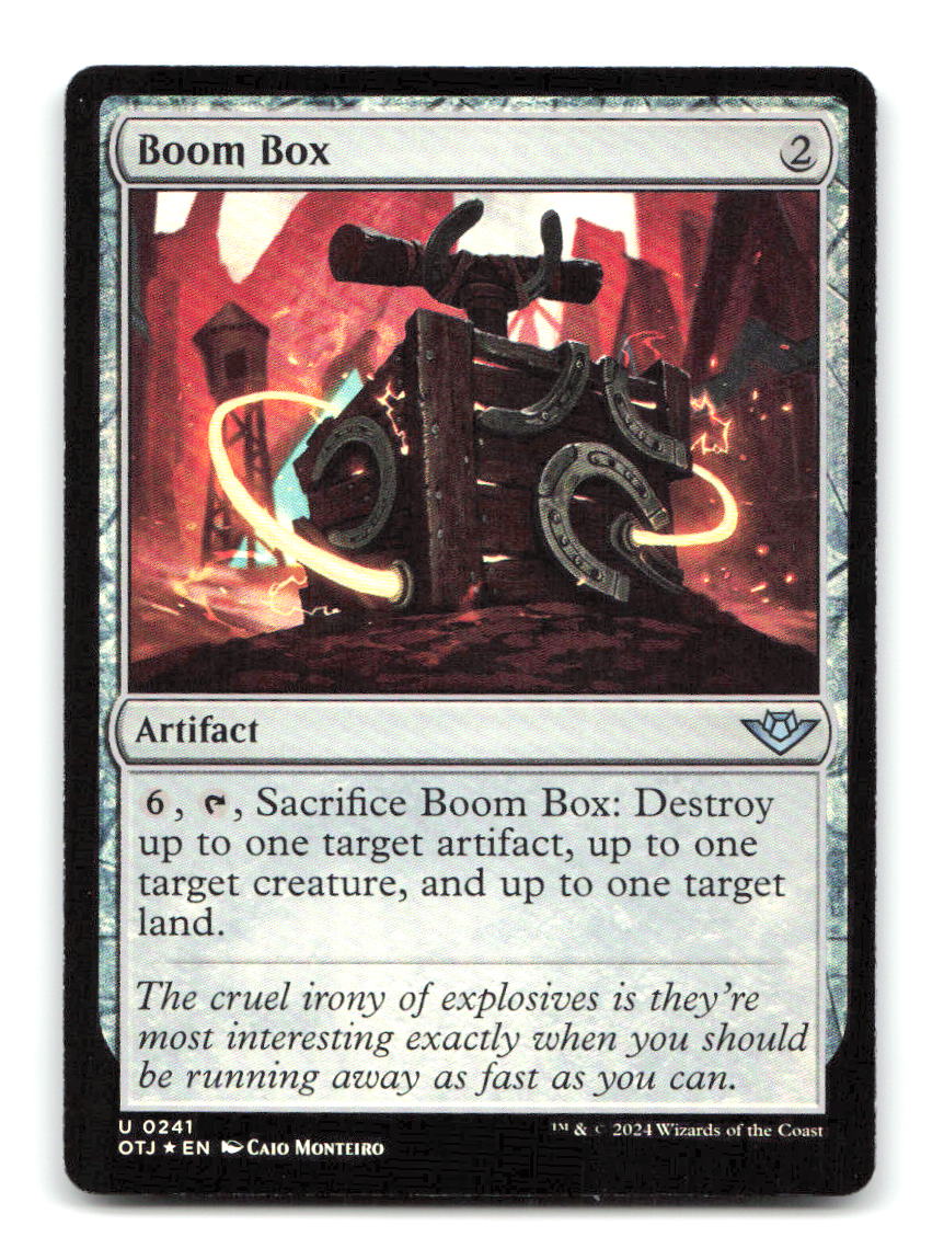 Boom Box 241 OTJ Magic: The Gathering Foil NM