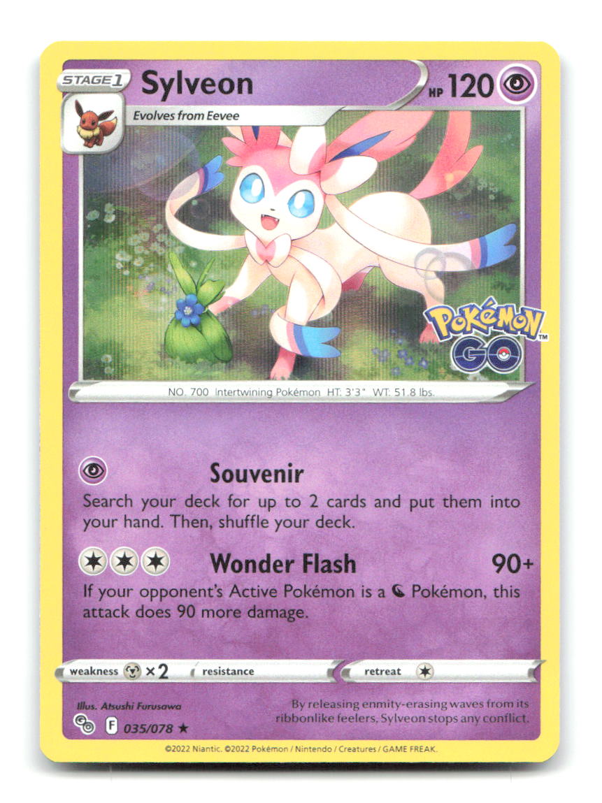 Sylveon 035/078 PGO Pokemon Holo LP