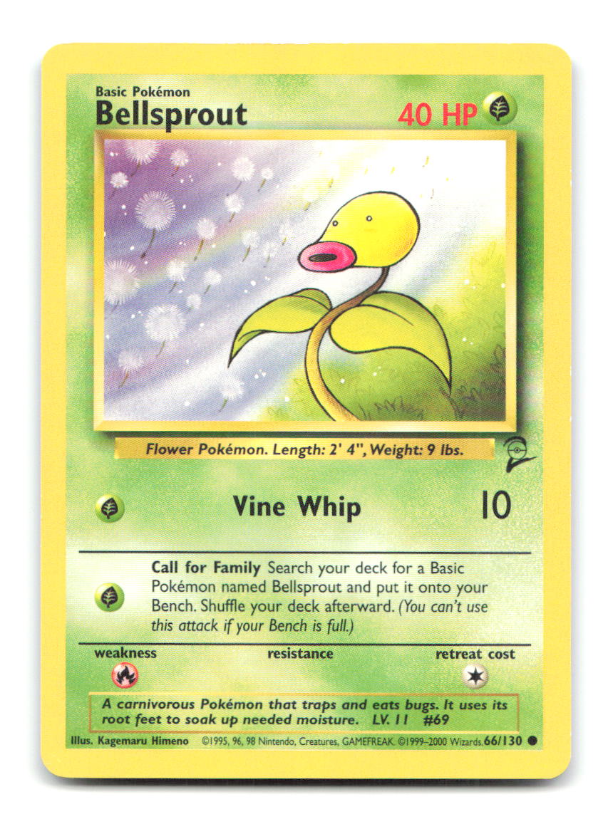 Bellsprout 66/130 B2 Pokemon HP