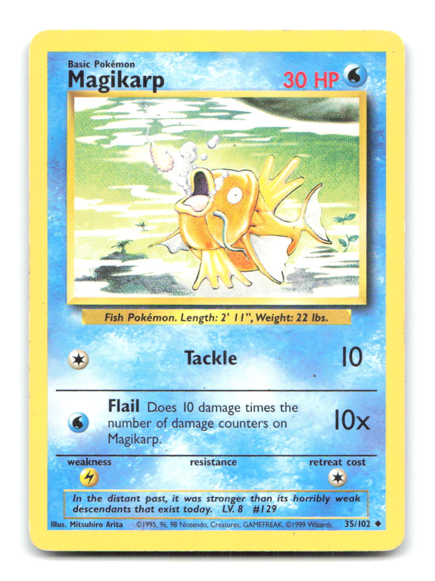 Magikarp 35/102 BS Pokemon HP