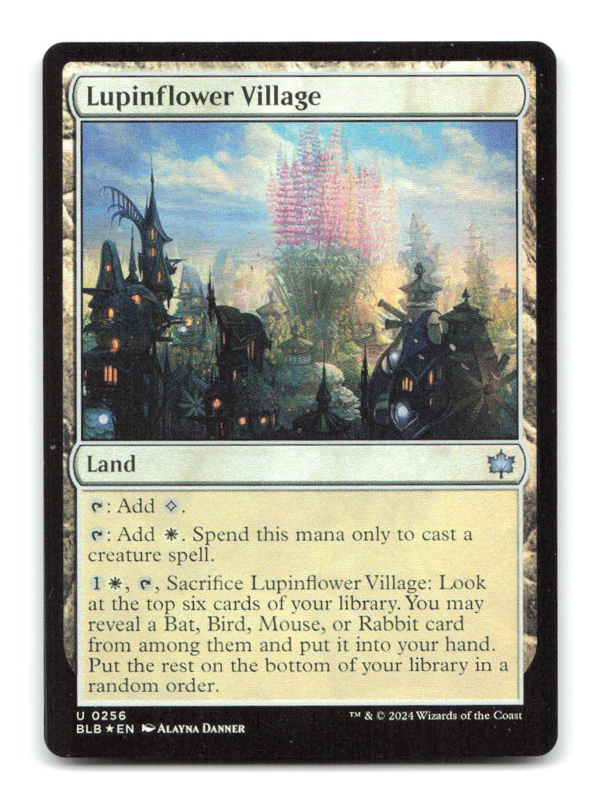 Lupinflower Village 256 BLB Magic: The Gathering Foil NM