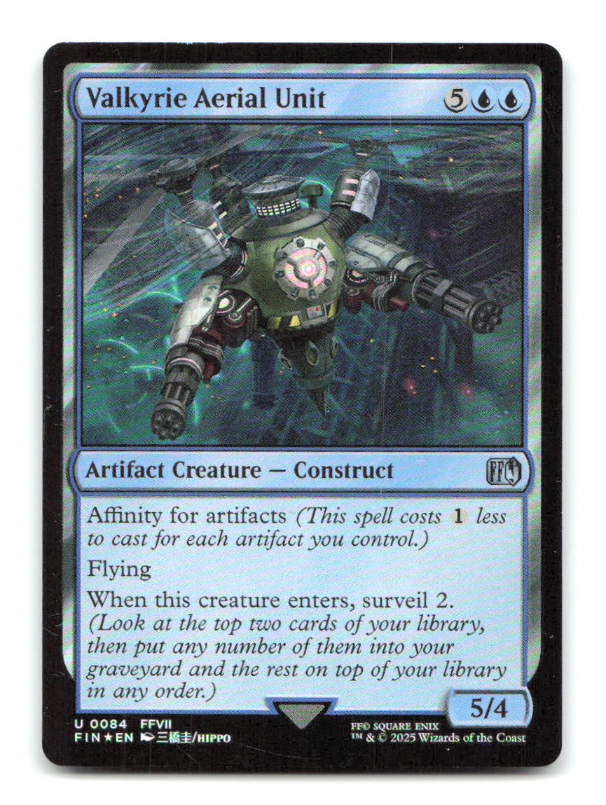Valkyrie Aerial Unit 84 FIN Magic: The Gathering Foil NM