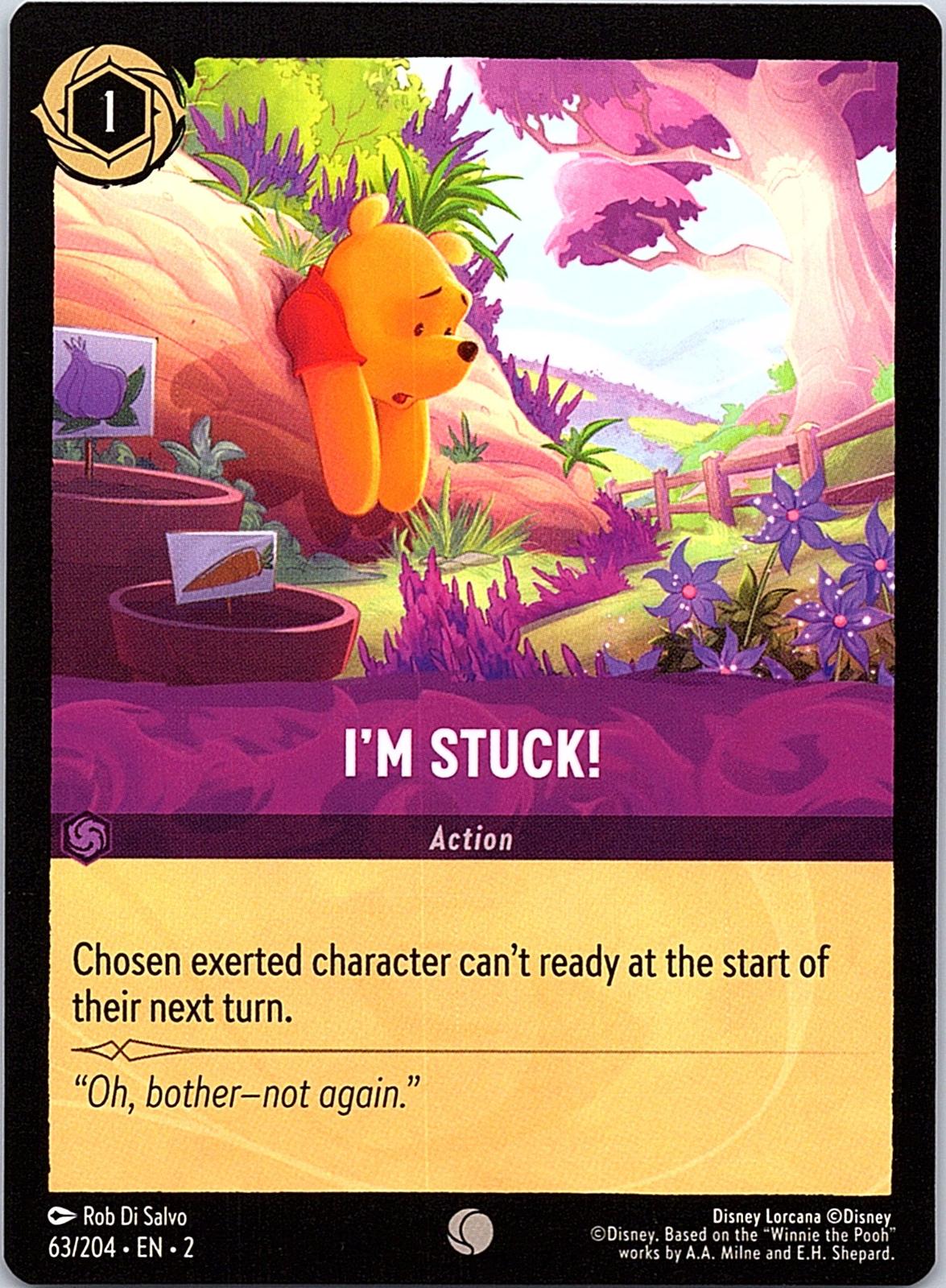 I'm Stuck! 63/204 Common Rise of the Floodborn Lorcana Near Mint