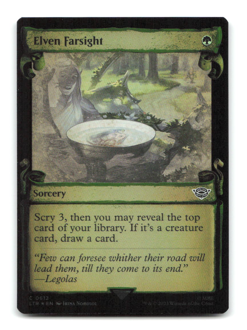 Elven Farsight (Showcase Scrolls) 612 LTR Magic: The Gathering Foil NM