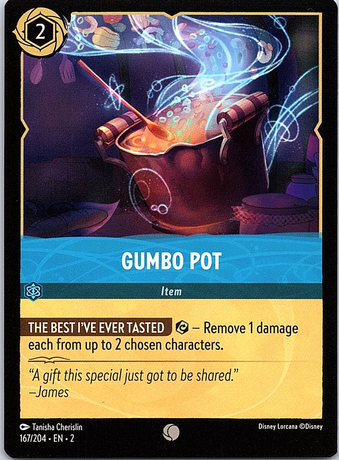 Gumbo Pot 167/204 Common Rise of the Floodborn Lorcana Near Mint