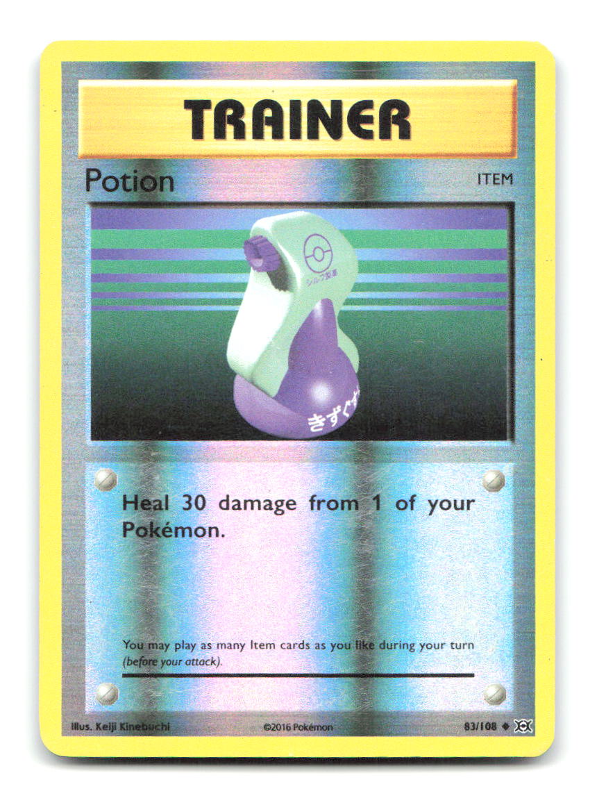 Potion 83/108 EVO Pokemon Reverse Holo MP