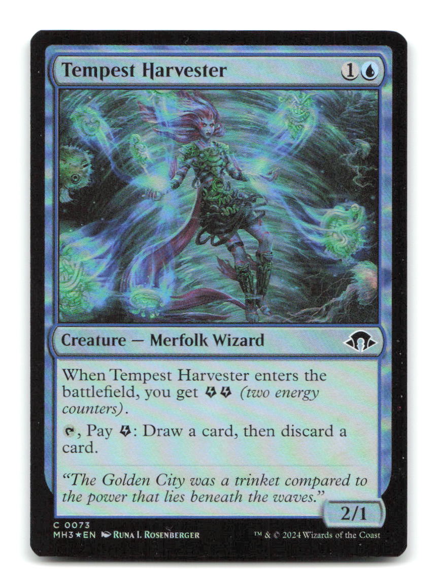 Tempest Harvester 73 MH3 Magic: The Gathering Foil NM