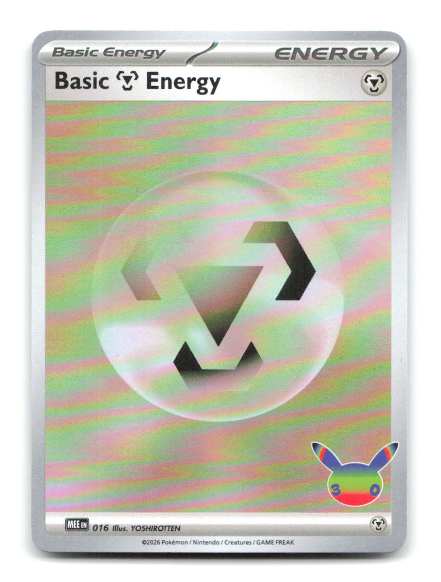 Basic Metal Energy (30th Celebration) 016 MEE Pokemon Holo NM