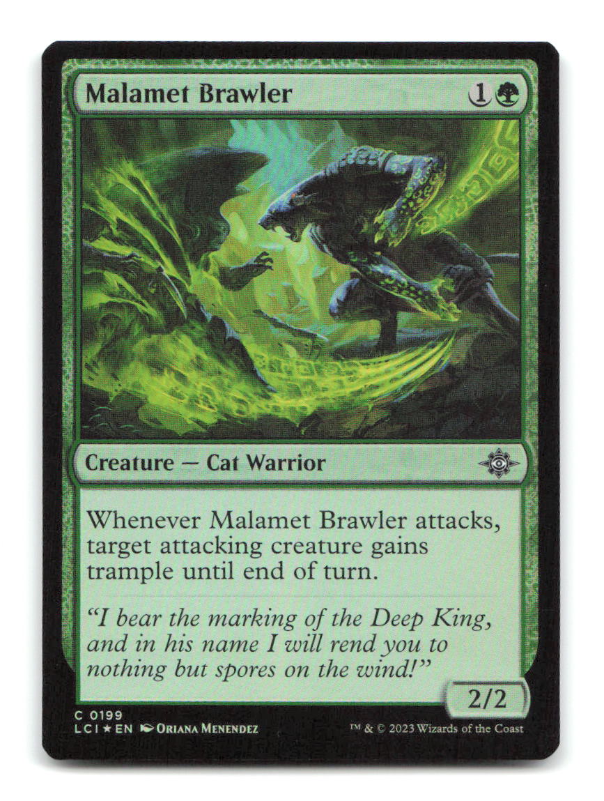 Malamet Brawler 199 LCI Magic: The Gathering Foil NM