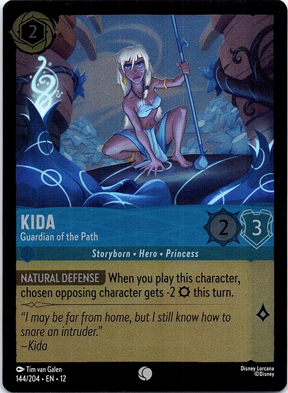 Kida - Guardian of the Path 144/204 Common Wilds Unknown Lorcana Cold Foil NM