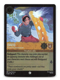 David - Protective Snowboarder 9/204 11 Lorcana Cold Foil NM