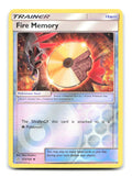 Fire Memory 123/156 Uncommon Ultra Prism Pokemon Reverse Holo Lightly Played