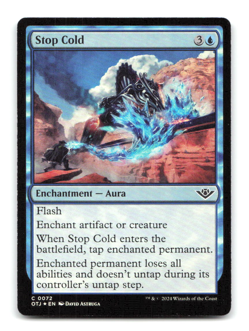 Stop Cold 72 OTJ Magic: The Gathering Foil NM