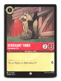 Sergeant Tibbs - Courageous Cat 124/204 1 Lorcana NM