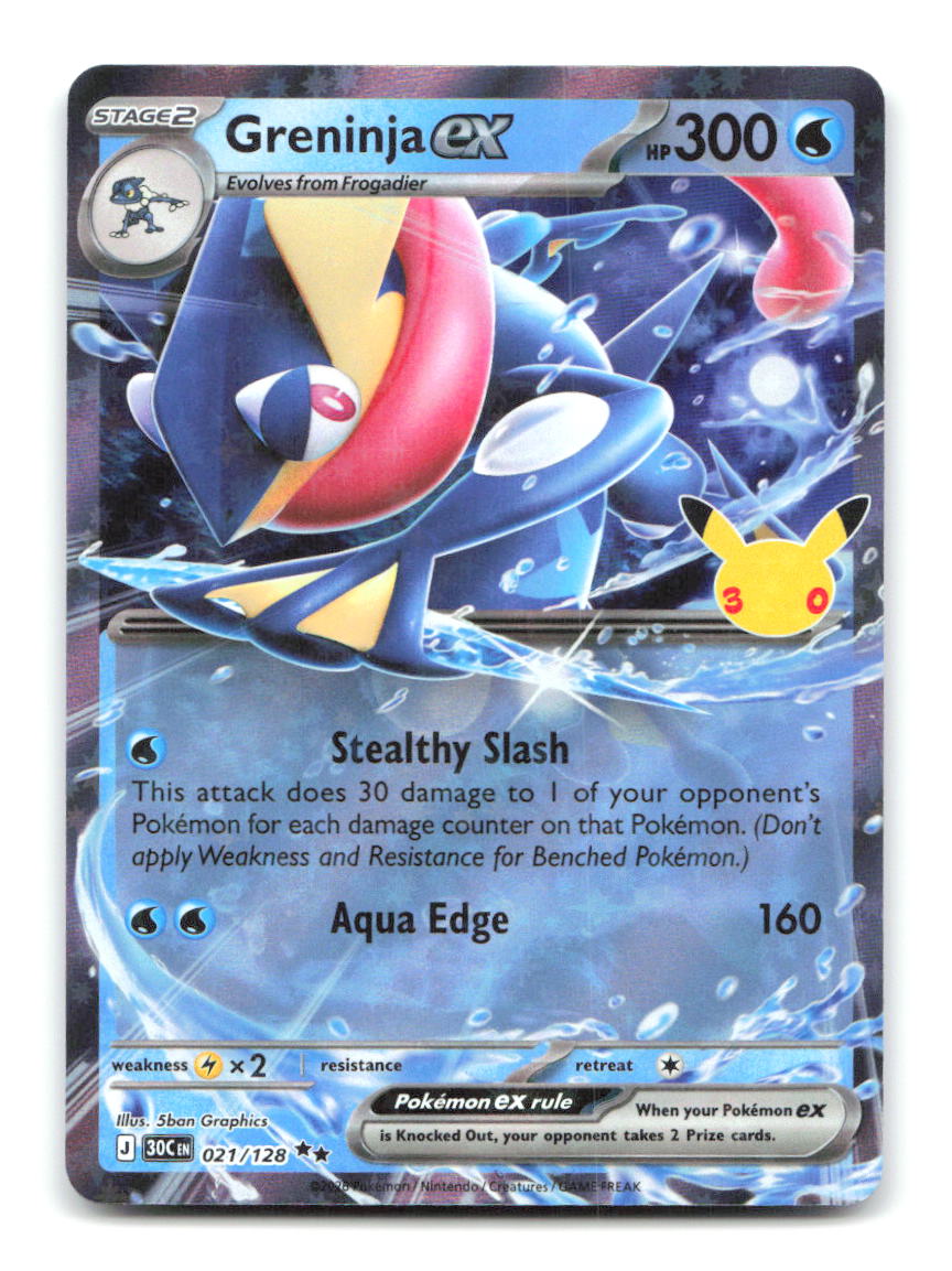 Greninja ex 021/128 30C Pokemon Holo NM