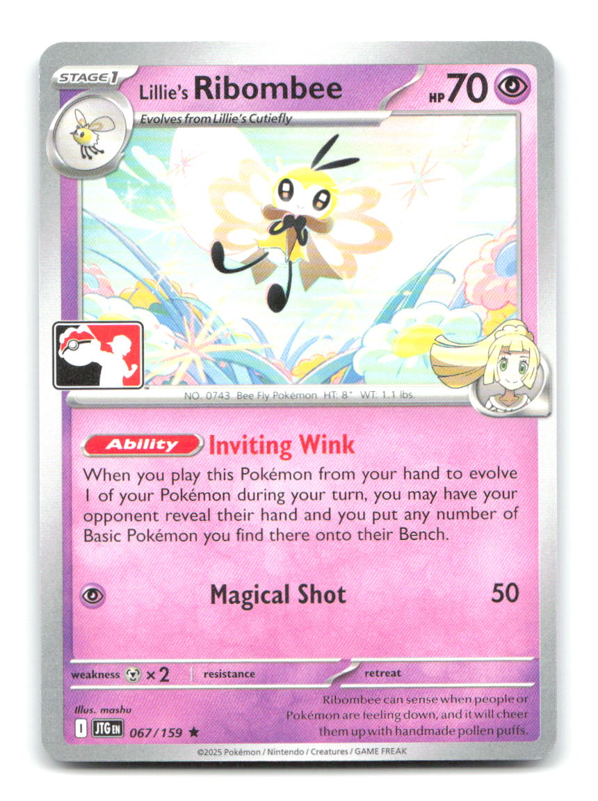 Lillie's Ribombee 067/159 Pokemon NM