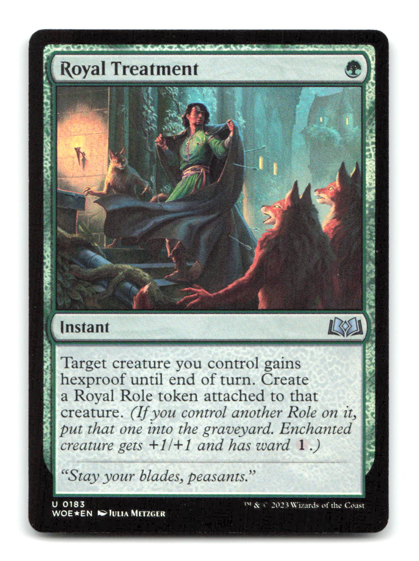 Royal Treatment 183 WOE Magic: The Gathering Foil NM