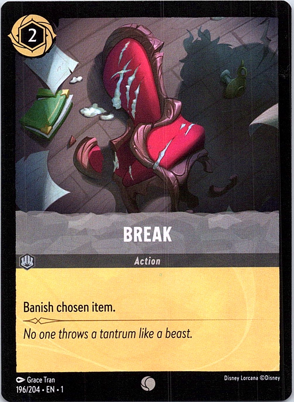 Break 196/204 Common The First Chapter Lorcana Near Mint