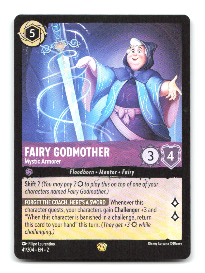 Fairy Godmother - Mystic Armorer 41/204 2 Lorcana NM