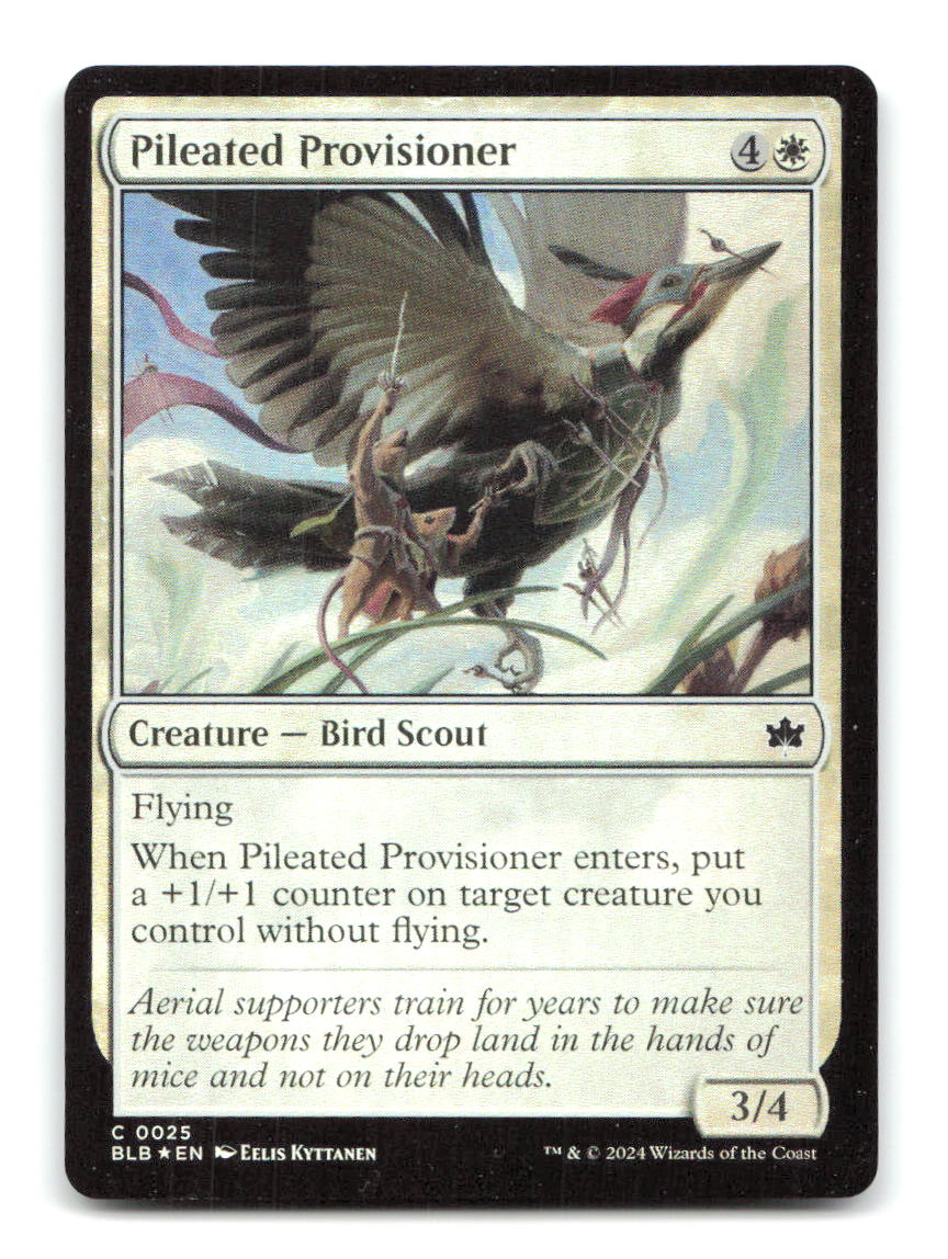 Pileated Provisioner 25 BLB Magic: The Gathering Foil NM