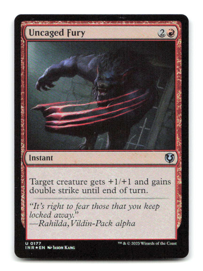 Uncaged Fury 177 INR Magic: The Gathering Foil NM