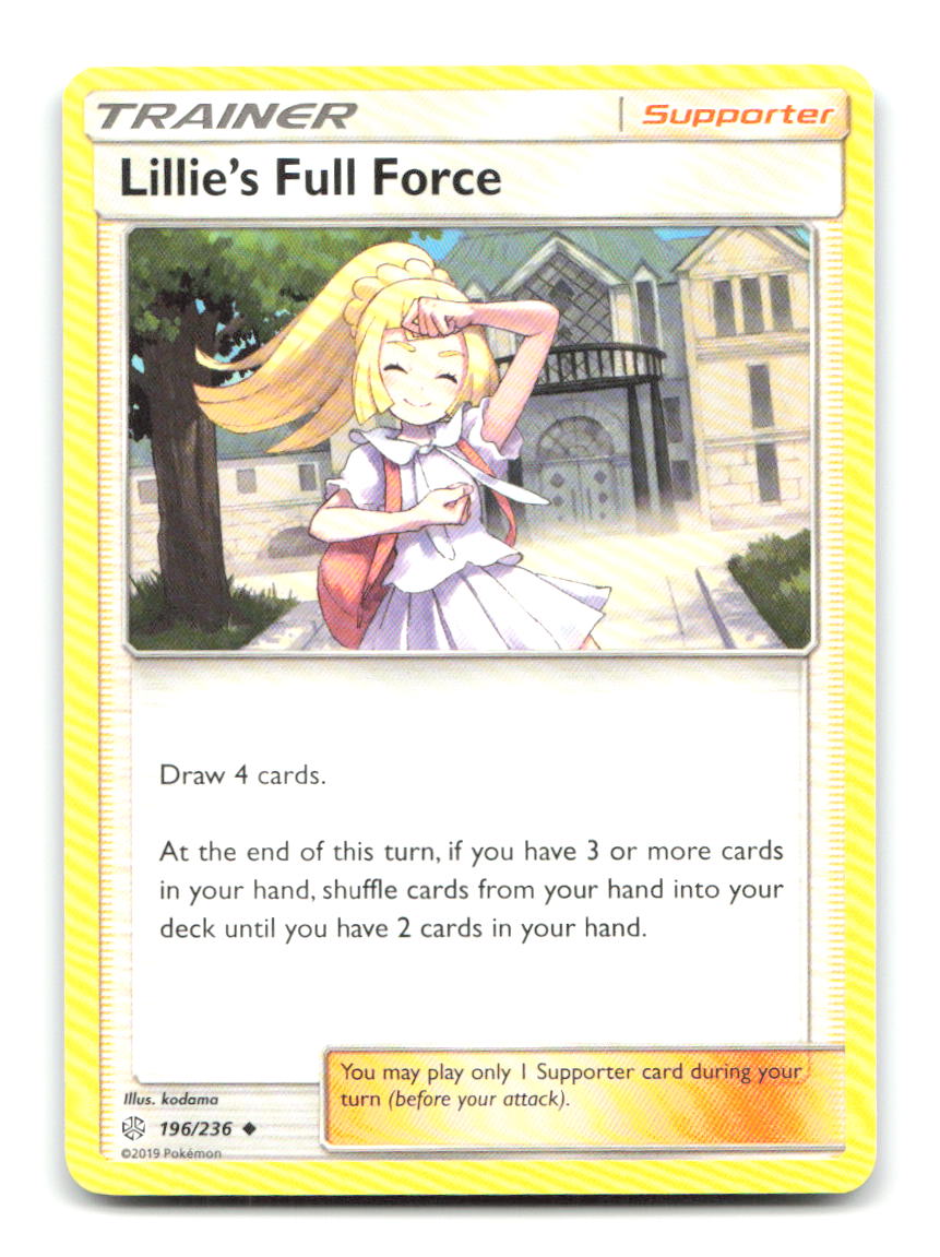 Lillie's Full Force 196/236 Uncommon Cosmic Eclipse Pokemon Lightly Played