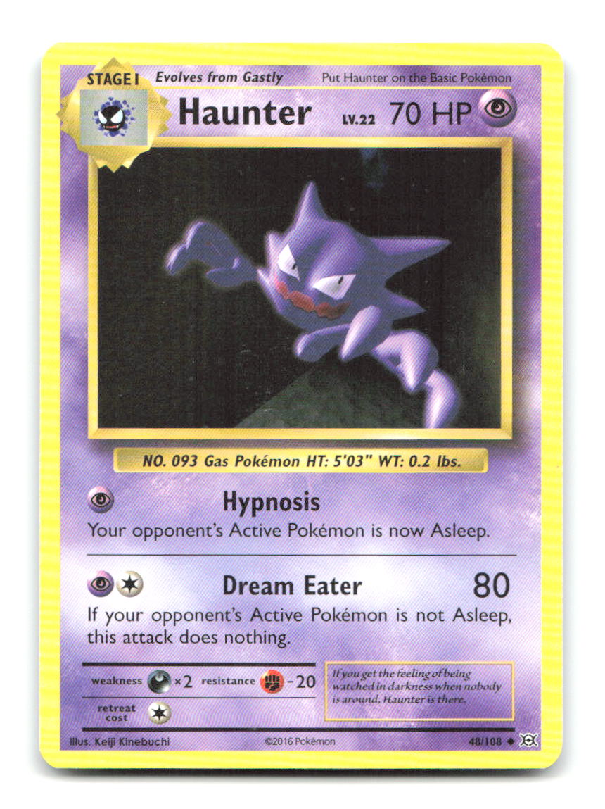 Haunter 48/108 EVO Pokemon MP