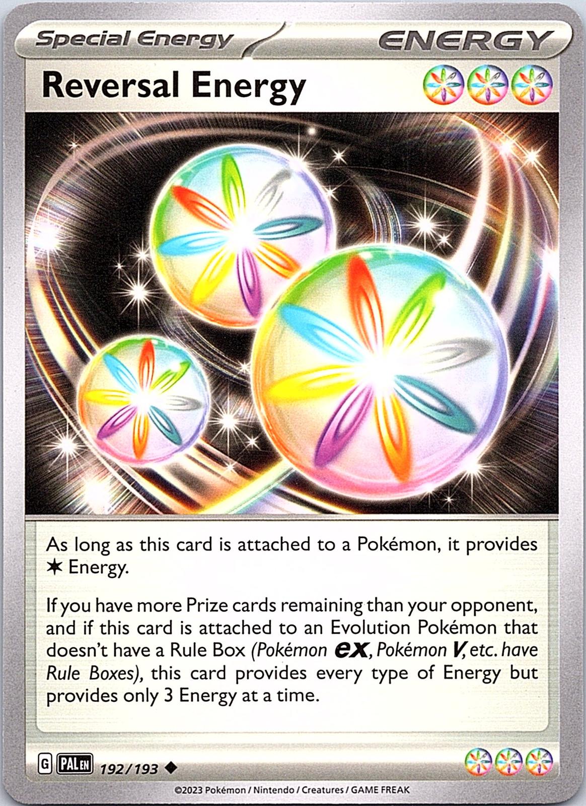 Reversal Energy 192/193 Uncommon Paldea Evolved Pokemon Lightly Played