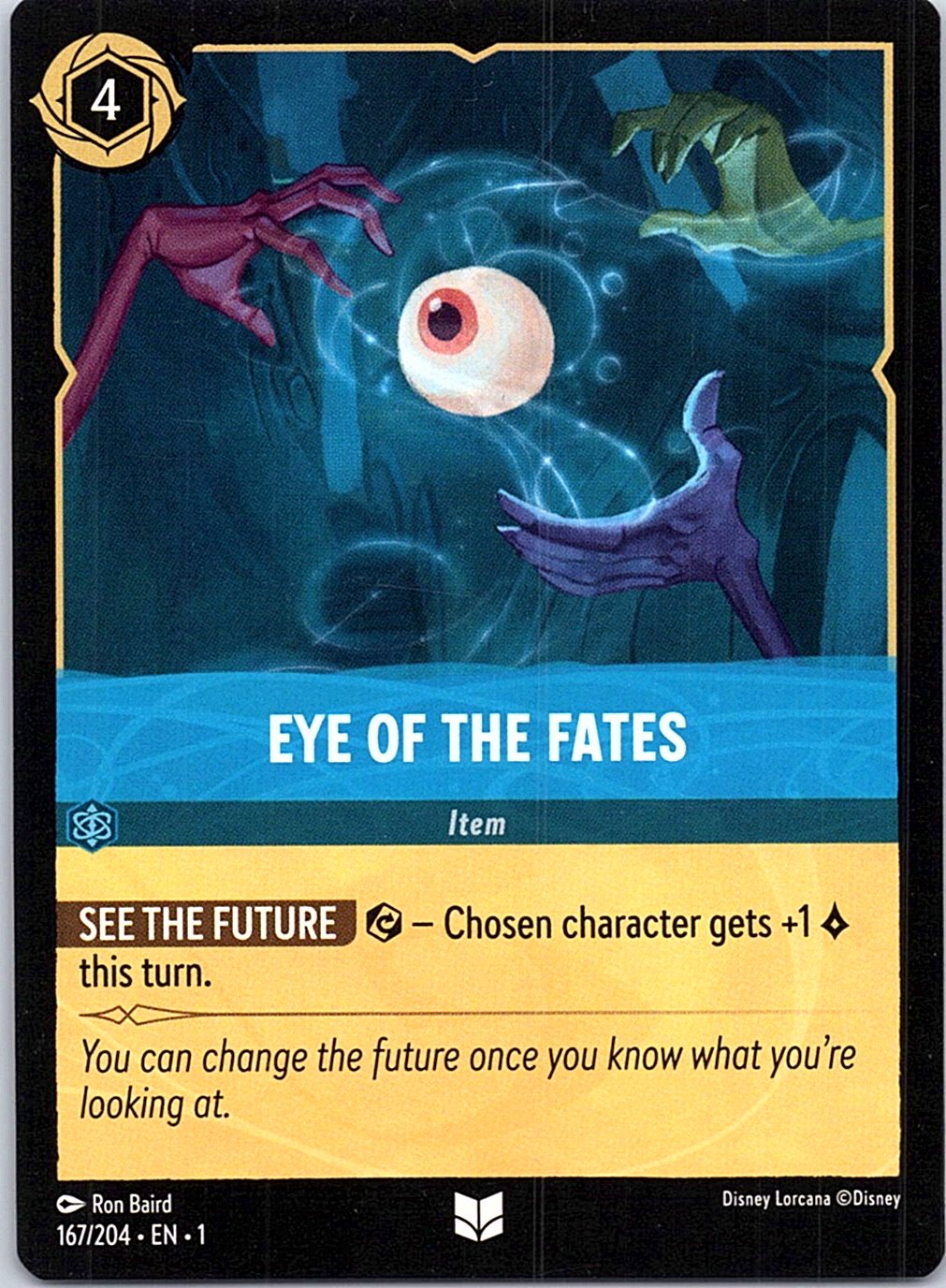 Eye of the Fates 167/204 Uncommon The First Chapter Lorcana Near Mint
